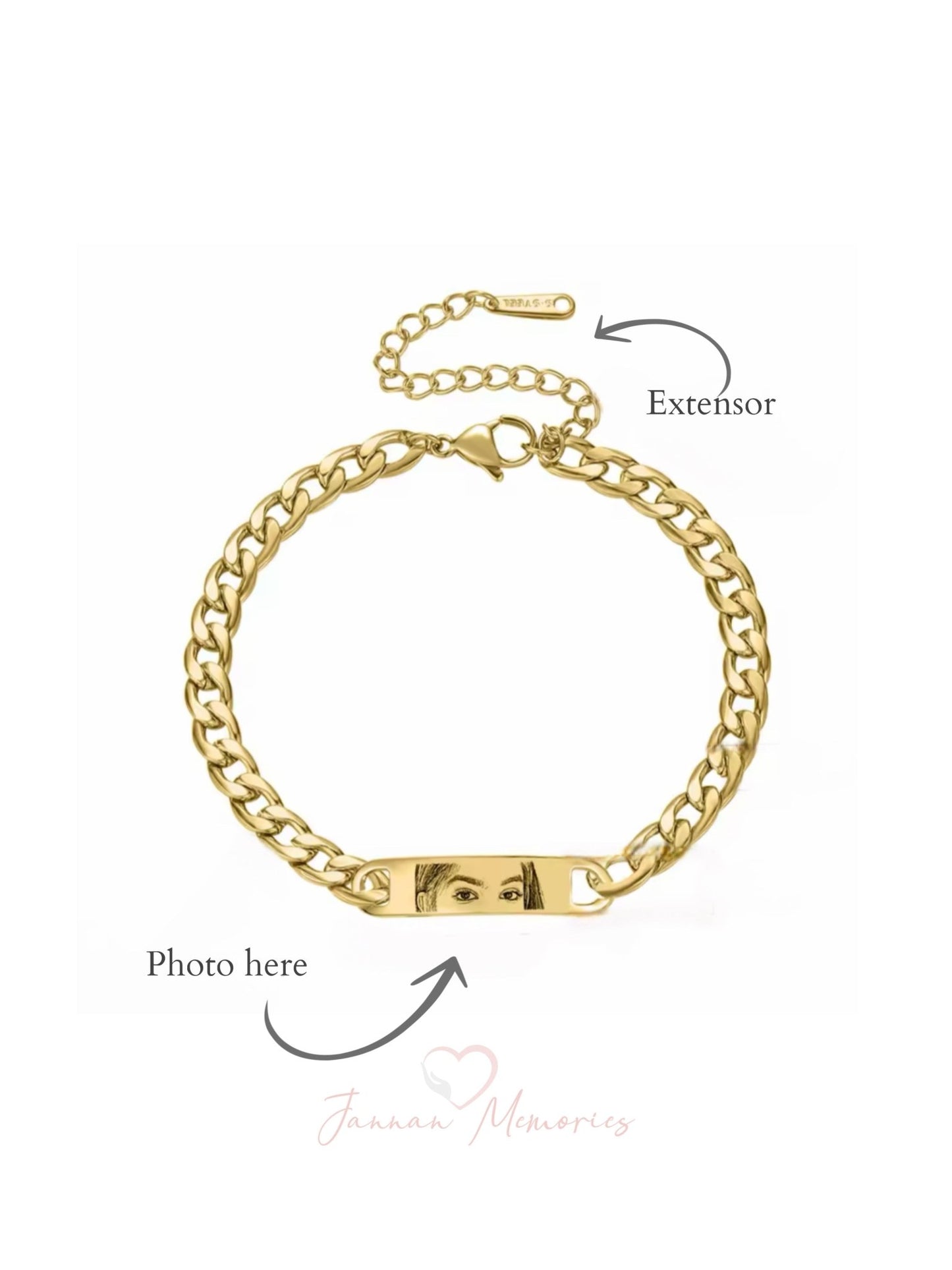 Look engraved on the bracelet - Jannan Memories