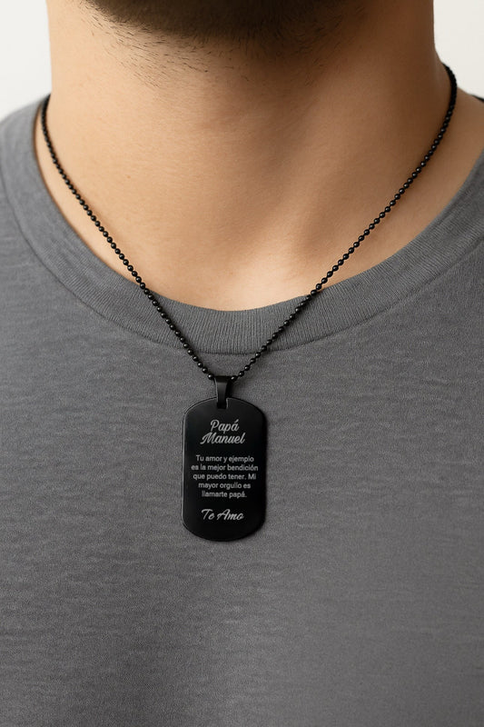 Proud of dad Necklace - Jannan Memories